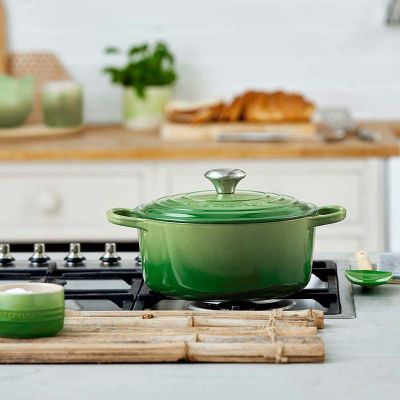 Le Creuset-Le Creuset Signature Cast Iron 20cm Round Casserole Bamboo